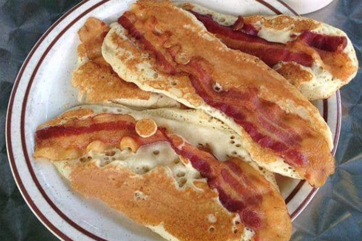 Bacon pancakes